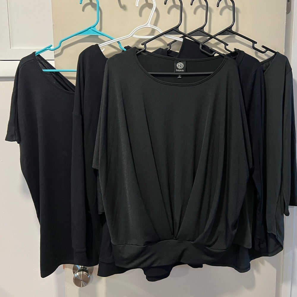 Black shirt combo!